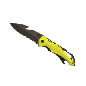 Baladeo Emergency Security Folding Knife – Fluro Yellow