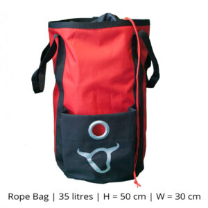 Silver Bull Rope Bag Red 35L