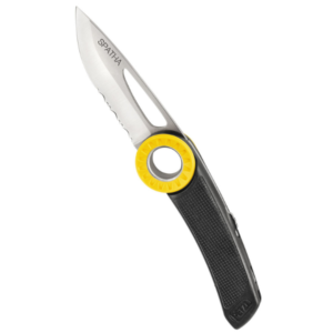 PETZL SPATHA Knife Black/Yellow