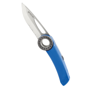 PETZL Spatha Knife (Blue / Yellow)