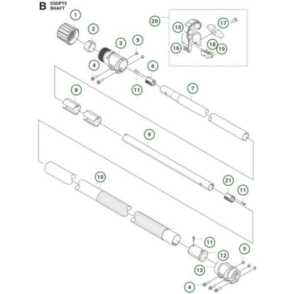 Husqvarna RING Locking - Polesaw - Image 2