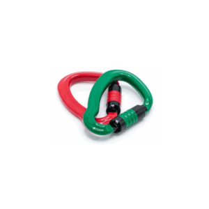 Triple Action Choker Rigging Carabiner - Red and Green