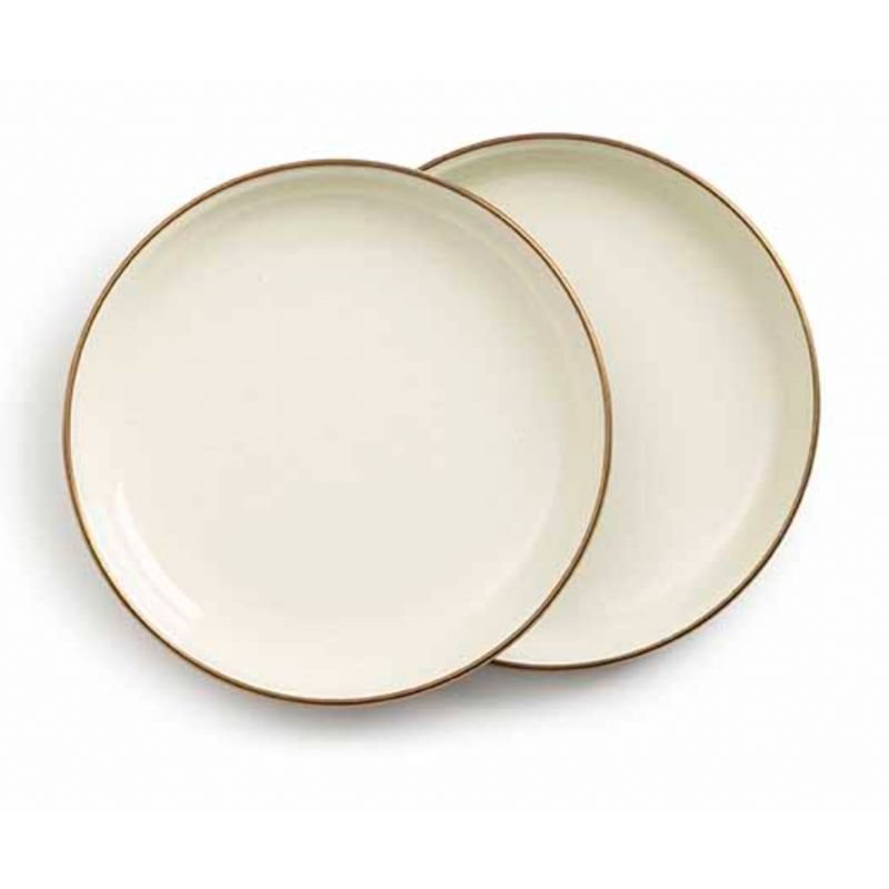 Barebones Enamel 2-Tone Salad Plate Set - Image 2