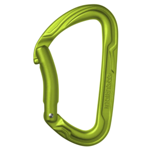 pure bent carabiner green