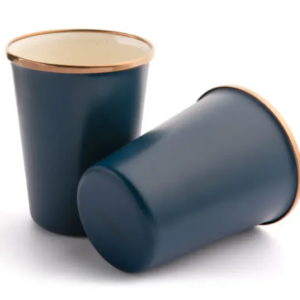 Barebones deep indigo tall cups