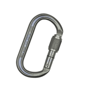 ISC Offset Oval Keylock Carabiner - Screwgate